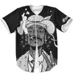 Gentleman Snoop Dogg Art Dope Black Baseball Uniform