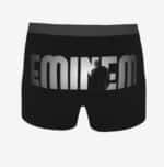 Gray Eminem Logo Minimalist Black Men's Boxer Shorts