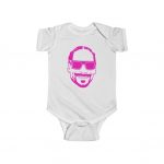 Happy Go Lucky Snoop Dogg Neon Pink Dope Baby Bodysuit