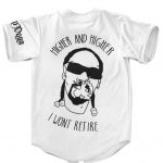 Higher and Higher Snoop Doggy Dogg White Baseball Jersey