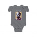 Hip Hop Artist Snoop Dogg Vectorized Portrait Baby Romper