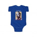 Hip Hop Artist Snoop Dogg Vectorized Portrait Baby Romper