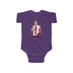 Hip-Hop Rap Icon Eminem Holding Time Bomb Newborn Onesie