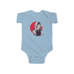 Hip-Hop Rap Icon Eminem Wearing Hoodie Newborn Bodysuit