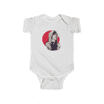 Hip-Hop Rap Icon Eminem Wearing Hoodie Newborn Bodysuit