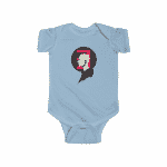 Hip-Hop Rapper Eminem Side View Portrait Baby Bodysuit