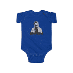 Hip-Hop Rapper Eminem Skull Art Portrait Dope Baby Romper