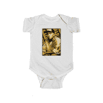 Hip-Hop Rapper Golden Eminem Art Dope Slim Shady Baby Romper