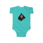 Hip Hop Rapper Snoop Doggy Dogg Graffiti Wall Art Baby Onesie