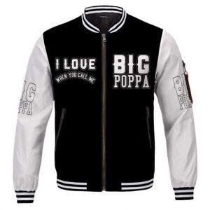 I Love When You Call Me Big Poppa Biggie Varsity Jacket