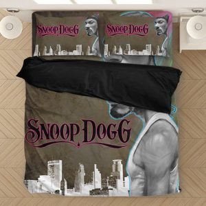 Long Beach City Snoop Doggy Dogg Fan Art Bedding Set