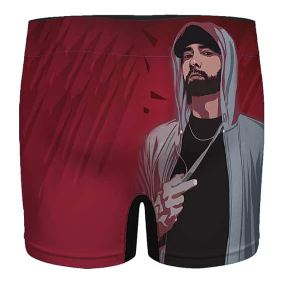 Marshall Mathers Cartoon Art Eminem Men's Underwear - Rappers Merch