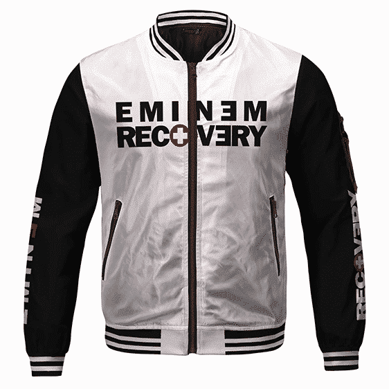 Marshall Mathers Eminem Recovery Album Logo Varsity Jacket