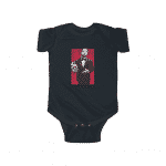 Music To Be Murdered By Eminem Holding Mask Baby Romper