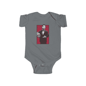 Music To Be Murdered By Eminem Holding Mask Baby Romper