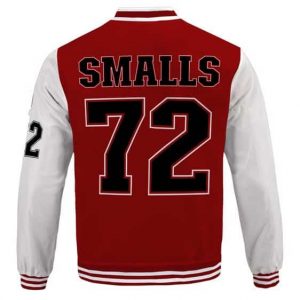 Notorious Biggie Smalls Bad Boy Logo Red Varsity Jacket