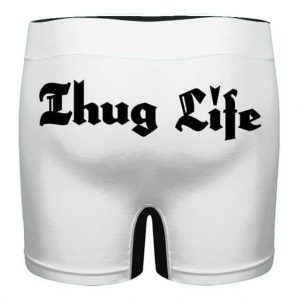 Only God Can Judge Me Thug Life 2Pac Shakur Men's Boxers