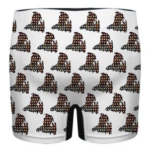 Rap Icon 2Pac Makaveli Logo Polka Dots Cool Men's Underwear