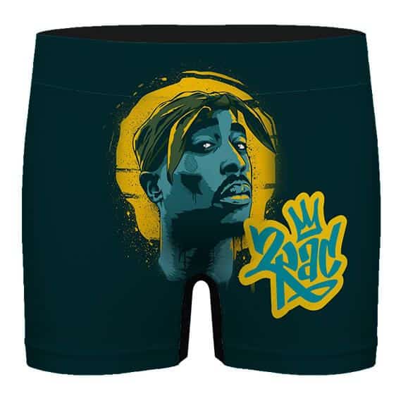 Rap Icon 2Pac Shakur Tribute Art Awesome Men's Underwear