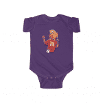 Rap Icon Eminem Colorful Pop Artwork Awesome Baby Bodysuit