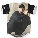 Rap Icon Eminem Realistic Image Cool Baseball Jersey