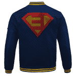Rap Icon Eminem Superman-Inspired Logo Stylish Bomber Jacket