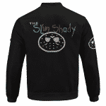 Rap Icon Eminem The Slim Shady Awesome Black Bomber Jacket
