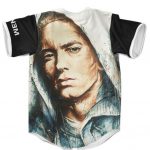 Rap Icon Eminem Unique Drip Paint Art Baseball Jersey