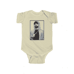 Rap Icon Eminem Wearing Hoodie Portrait Newborn Onesie