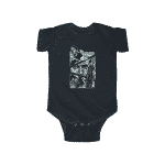 Rap Icon Marshall Mathers Eminem Comic Art Baby Onesie