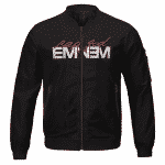 Rap Icon Marshall Mathers Eminem Rap God Black Bomber Jacket