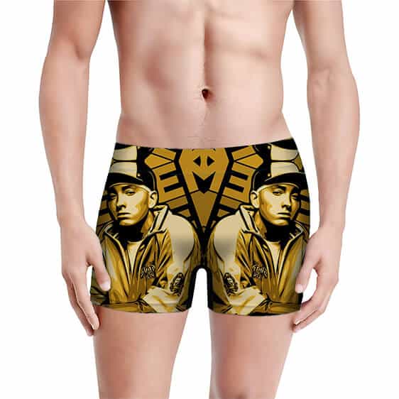 Rap Icon Slim Shady 08 Mirror Art Men's Boxer Shorts