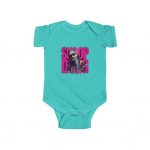 Rapper Snoop Dogg Colorful Trippy Attire Dope Baby Bodysuit
