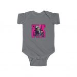 Rapper Snoop Dogg Colorful Trippy Attire Dope Baby Bodysuit