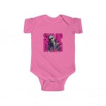 Rapper Snoop Dogg Colorful Trippy Attire Dope Baby Bodysuit