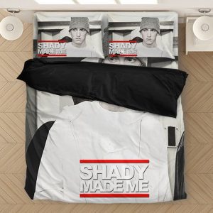 Shady Made Me Eminem's Alter Black And White Bed Linen