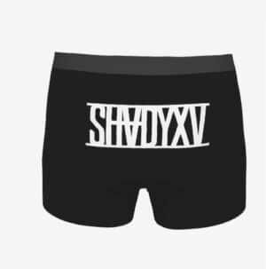 Shady XV Logo Dope Eminem Black Men's Boxer Briefs