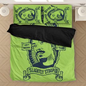 Slightly Stoopid Snoop Dogg Art Lime Green Bedclothes