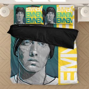 Slim Shady 08 Signature Beanie Vibrant Eminem Bedding Set