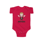 Slim Shady Angel Eminem Cute Chibi Art Adorable Infant Romper