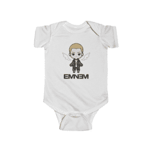 Slim Shady Angel Eminem Cute Chibi Art Adorable Infant Romper