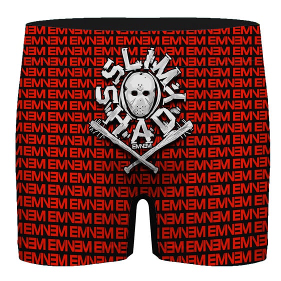 Slim Shady's Jason Mask Logo Eminem Pattern Men's Boxers