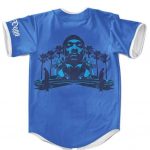 Snoop Dogg California Palm Trees Blue Baseball Uniform