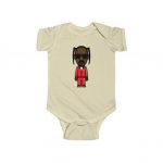 Snoop Dogg Cartoon In Tracksuit Awesome Baby Bodysuit