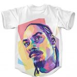 Snoop Dogg Colorful Geometric Design Baseball Jersey