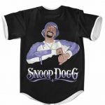 Snoop Dogg Dance Moves Simple Black Baseball Uniform