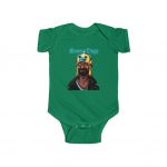 Snoop Dogg High as a Kite Fish Hat Funny Artwork Baby Romper