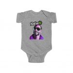 Snoop Dogg Roll Up Retro Colors Portrait Baby Onesie