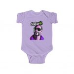Snoop Dogg Roll Up Retro Colors Portrait Baby Onesie