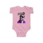 Snoop Dogg Roll Up Retro Colors Portrait Baby Onesie